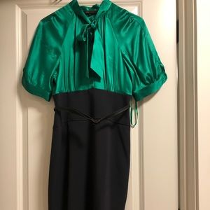 BCBG work dress size 2 form fitting